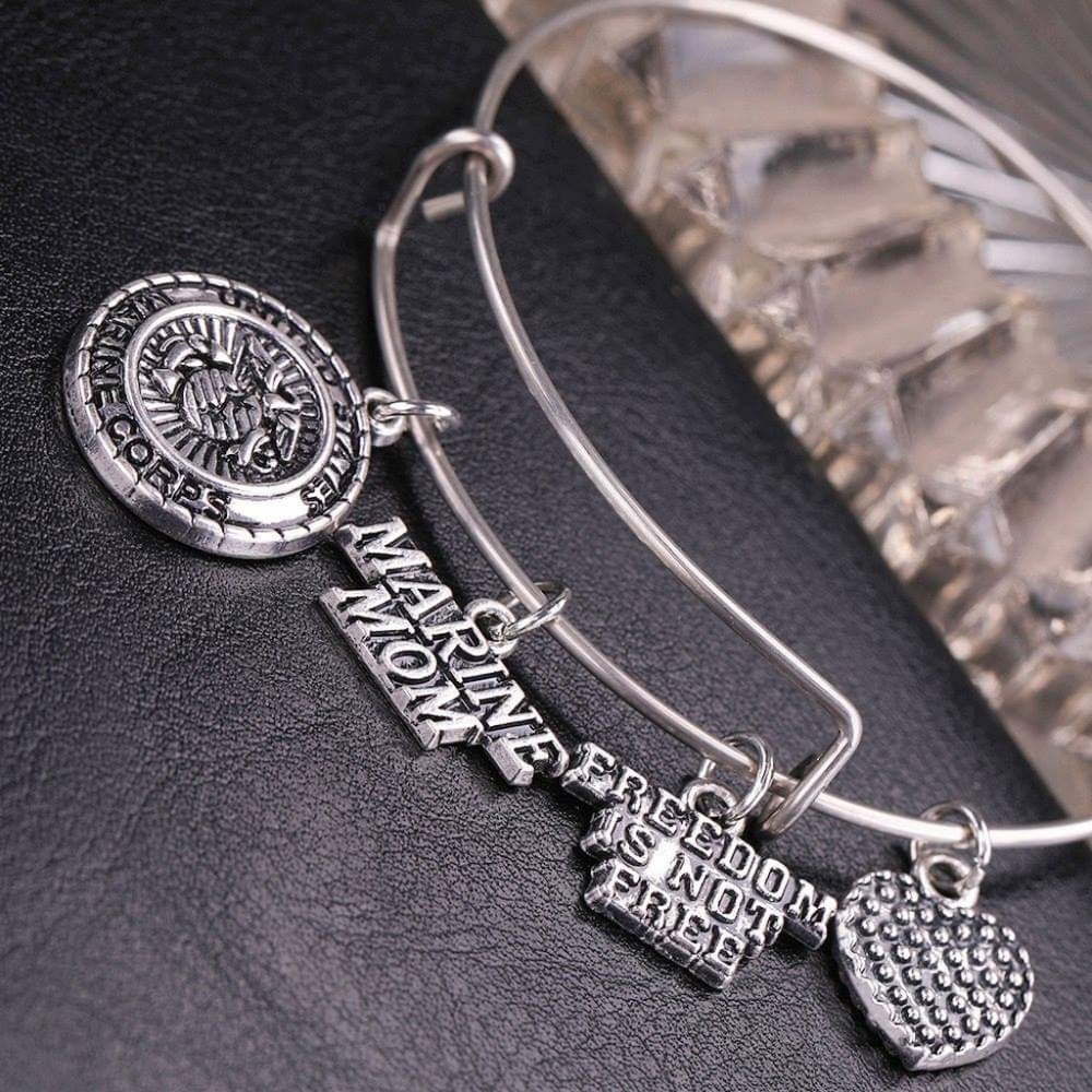 New Marine Mom Adjustable bangle